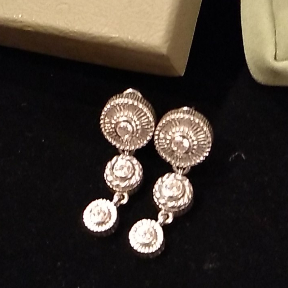Judith Ripka C2 Diamonique Sterling Earrings